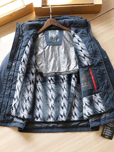 Chaqueta Acolchada Impermeable para Hombre - Abrigo Cálido de Invierno - Image 7