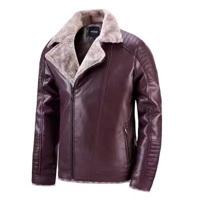 Chaqueta Slim Fit con Solapa y Forro de Terciopelo Acolchado - Image 3