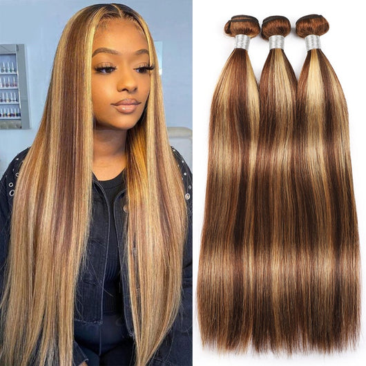 Extensiones de Cabello Humano Liso Teñible - Trama Recta Premium - Image 3