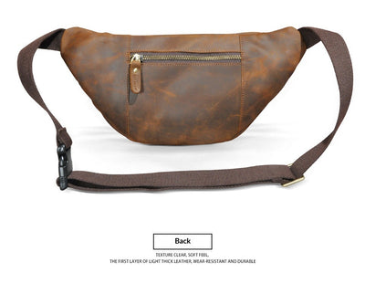 Bolsa de Pecho Cuero Crazy Horse Hombre - Cuero Genuino Premium - Image 19