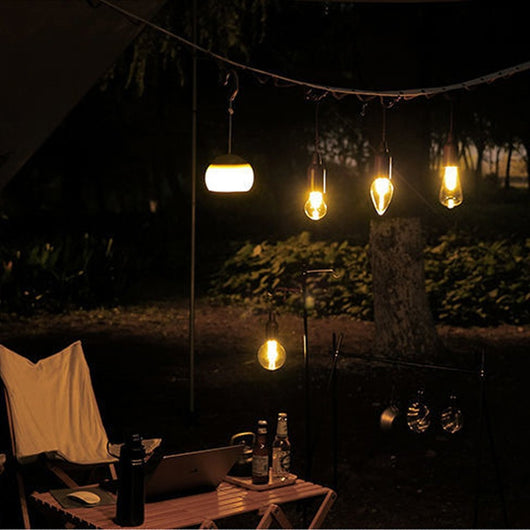 Lámpara Solar de Camping con Gancho y Carga USB - Luz Tungsteno Portátil - Image 16