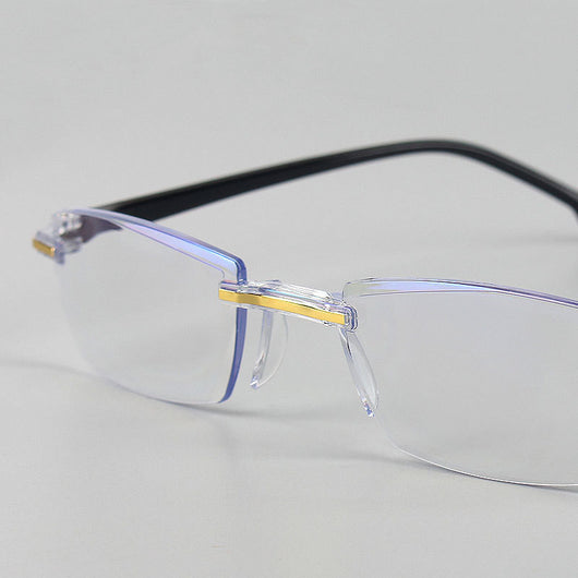 Gafas de Lectura sin Marco con Corte de Diamante - Image 12