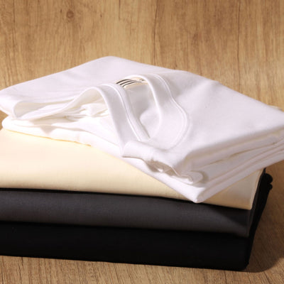 Camiseta Básica de Algodón con Cuello Redondo y Manga Larga para Hombre - Image 5
