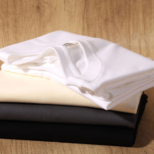 Camiseta Básica de Algodón con Cuello Redondo y Manga Larga para Hombre - Image 5