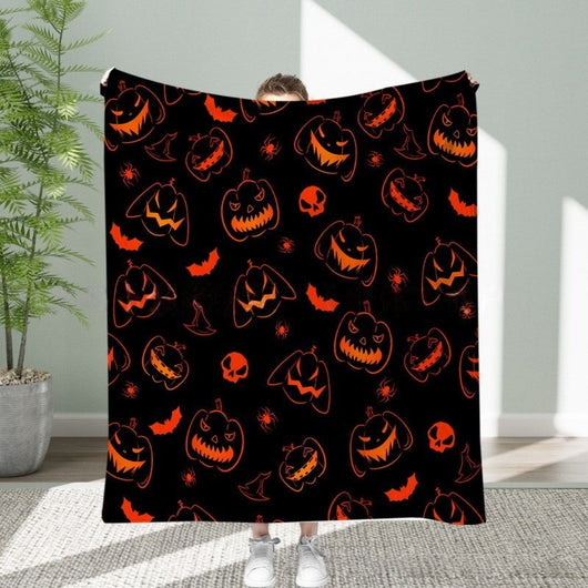 Manta de Franela con Diseños Estampados de Halloween - Image 8
