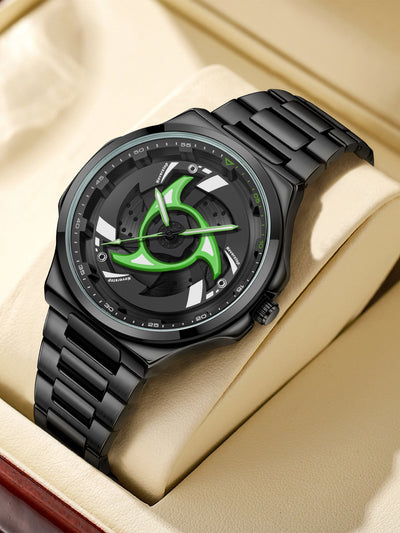Reloj Deportivo de Acero Inoxidable con Bisel Giratorio y Esfera de Cuarzo - Image 14