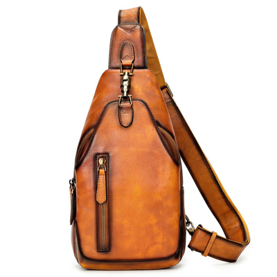 Bolso de Cuero Retro Multifuncional para Hombre y Mujer - Image 14