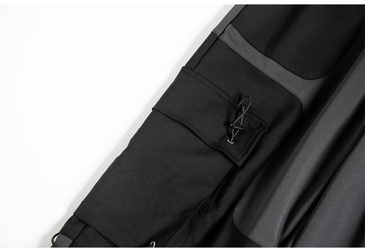 Pantalones Harem Funcionales Overol Viento Negro Marca Trend Fashion - Image 12