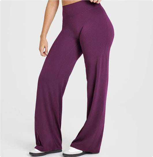 Pantalones de Yoga Rectos Holgados para Mujer - Image 27