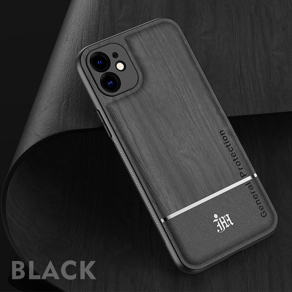Funda Protectora Magnética con Textura de Madera para Auto