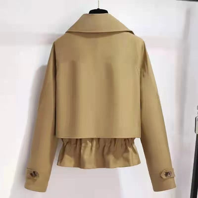 Abrigo Corto Versátil Estilo Coreano Oversize para Mujer - Image 4