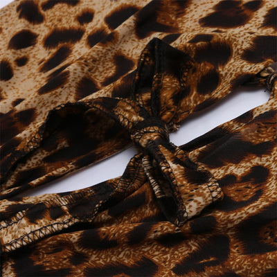 Camisón Mujer Estampado Leopardo con Cintas Ajustables - Image 5