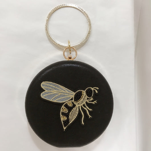Cartera de Fiesta con Abalorios y Bordado de Abeja - Image 42