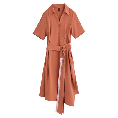 Vestido Camisero Escote en V - Image 6