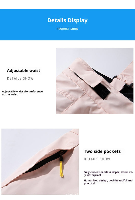 Chaqueta de Esquí Impermeable Acolchada para Hombre y Mujer - Image 14
