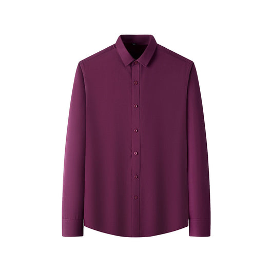 Camisa Elástica de Talla Grande para Hombre de Manga Larga - Image 12