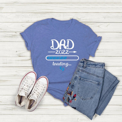 Camiseta Gris con Estampado Progress Bar DAD - Cuello Redondo Unisex - Image 3