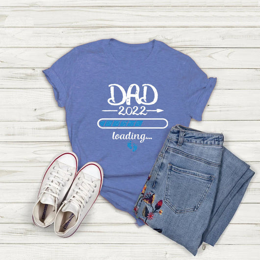 Camiseta Gris con Estampado Progress Bar DAD - Cuello Redondo Unisex - Image 3