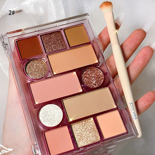 Paleta de Sombras de Ojos de Doce Colores Mate y Perlado en Tonos Tierra - Image 12