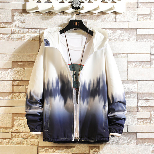 Abrigo Hoodie Degradado para Parejas con Protección Solar - Image 7