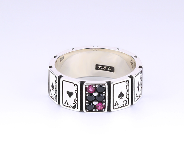 Anillo Clásico Poker Plata 925 Esterlina - Image 5