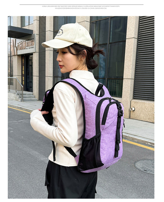 Mochila Casual AZELA Púrpura Ligera, Daypack Multicompartimento con Malla Transpirable - Image 40