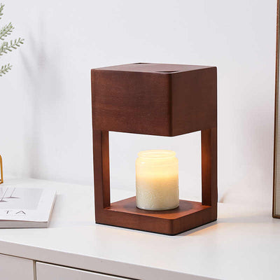 Vela Aromaterápica de Madera con Luz Cálida sin Llama - Image 12