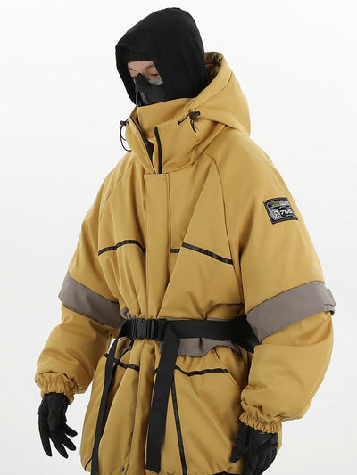 Abrigo Acolchado para Hombre con Capucha y Detalles en Contraste - Image 6