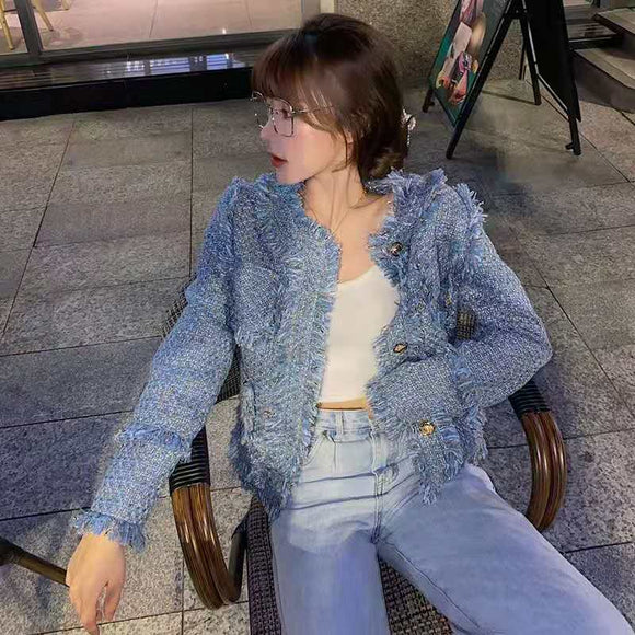 Camisa Vaquera Moderna de Manga Larga con Estilo Trendy
