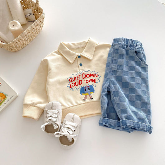 Pantalones Casuales a Cuadros para Niños - Estilo Versátil - Image 20