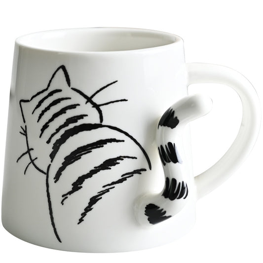 Taza de Cerámica Gato Creativo Japonés
