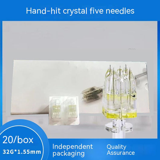 Rodillo de Mesoterapia Manual con 5 Agujas de Cristal Tallado - Image 11