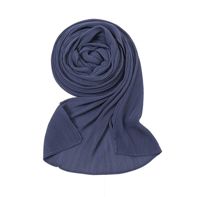 Pañuelo Plisado de Gasa Perlada - Chal Protector Solar para Mujer - Image 26