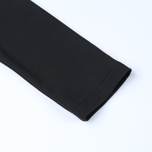 Blusa Asimétrica de Manga Larga con Escote en V - Image 10