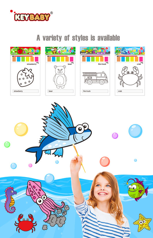 Papel para Colorear y Pintar Acuarela - Bloc de Dibujo Infantil - Image 19