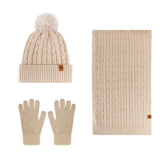 Set de Protección Invernal para Equitación: Gorro, Bufanda y Guantes Tejidos - Image 16