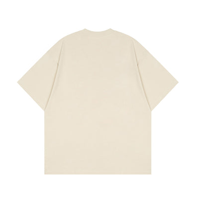 Camiseta Hip Hop Calavera con Letras Urbanas para Hombre - Image 14