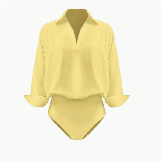 Blusa Entallada Cuello Mao Manga Tres Cuartos para Mujer - Image 8
