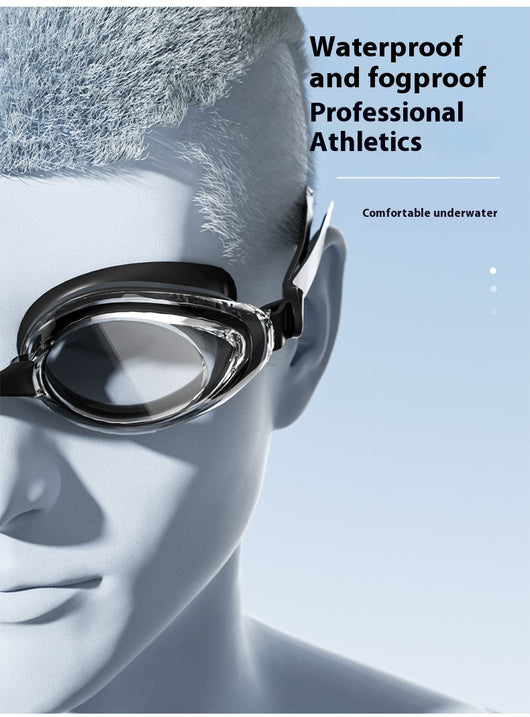 Gafas de Natación HD Anti-Empaño con Gorro - Marco Grande Impermeable - Image 23
