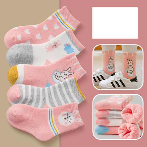 Calcetines Gruesos de Toalla para Bebé con Diseño Infantil - Image 11