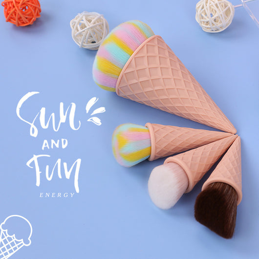 Brocha de Maquillaje de Fibra Suave Diseño Helado - Image 17