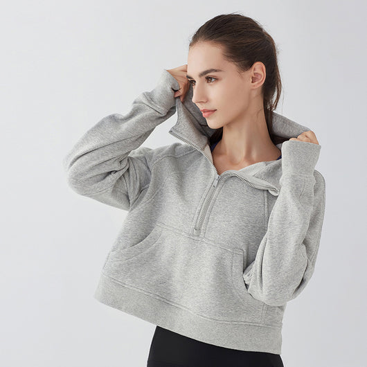 Sudadera con Capucha Deportiva de Forro Polar Delgado para Mujer - Image 10