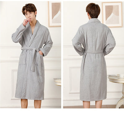 Bata de Toalla Absorbente Unisex - Pijama Cómodo para Hombre y Mujer - Image 29