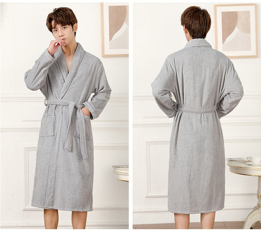 Bata de Toalla Absorbente Unisex - Pijama Cómodo para Hombre y Mujer - Image 29