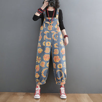 Overol Denim Holgado Talla Grande Estilo Coreano - Image 2
