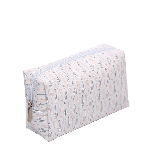 Bolsa de Cosméticos a Rayas para Viajes y Almacenamiento Portátil - Image 4