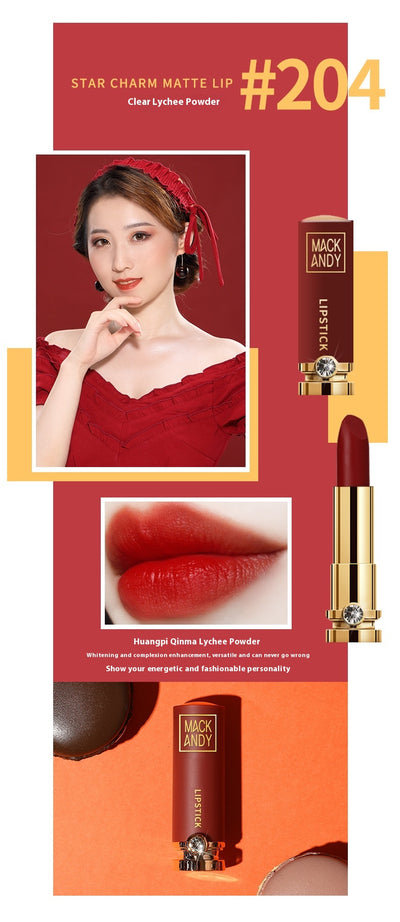 Kit de 5 Labiales Macaron Diamond Velvet - Colores Intensos y Larga Duración - Image 8