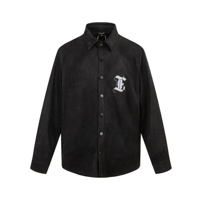 Camisa Manga Larga Estampado Abstracto Sombra para Hombre - Image 15