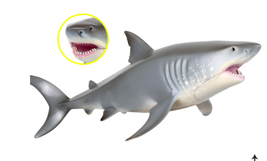 Juguete Modelo Realista de Tiburón Blanco para Niños - Image 10