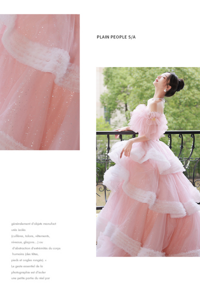 Vestido de Banquete Asimétrico Floral de Alta Gama para Mujer - Image 20